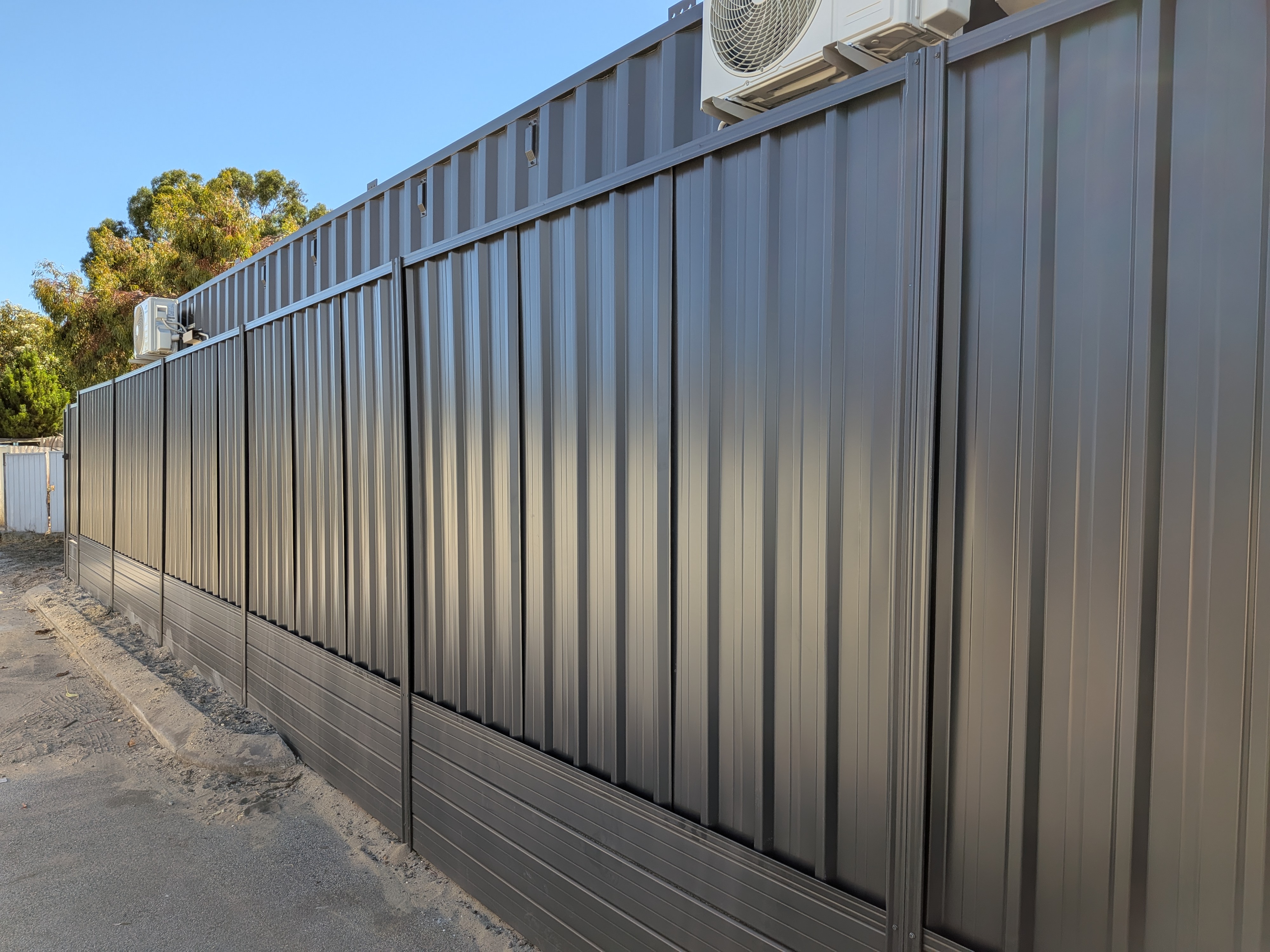 Monument Colorbond fence installation in Dianella